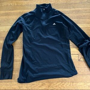Adidas Black Quarter-Zip Sweatshirt